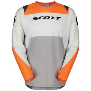 Motokrossitrikoo SCOTT EVO Race valge-oranž