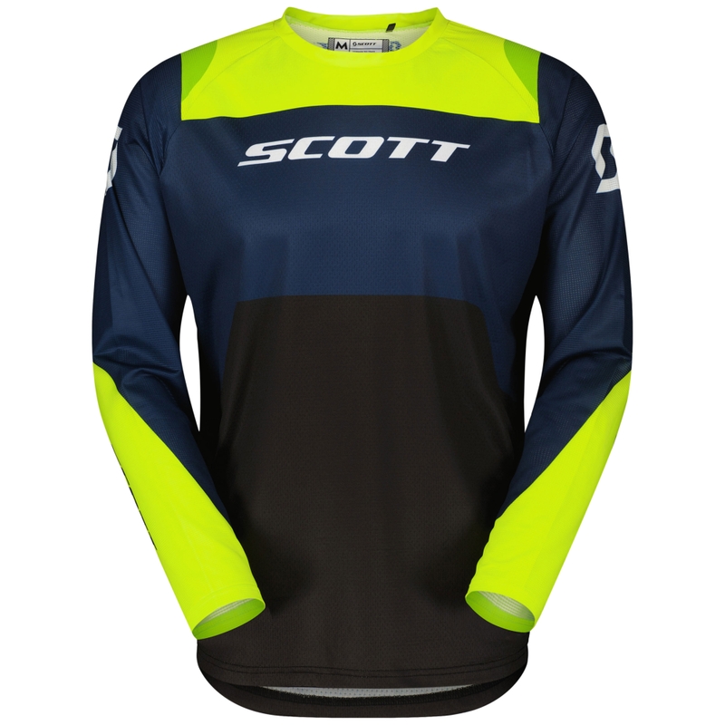 Motokrossitrikoo SCOTT EVO Race lilla-fluo kollane allahindlus
