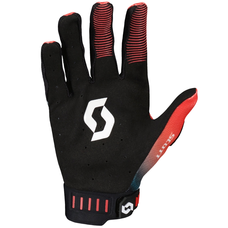 Motokross-kindad SCOTT Podium PRO punane-mustad