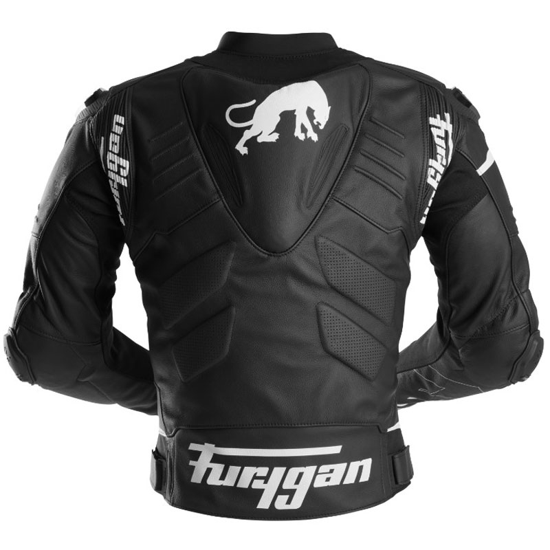 Furygan Sirius must-valge nahast mootorratta jakk