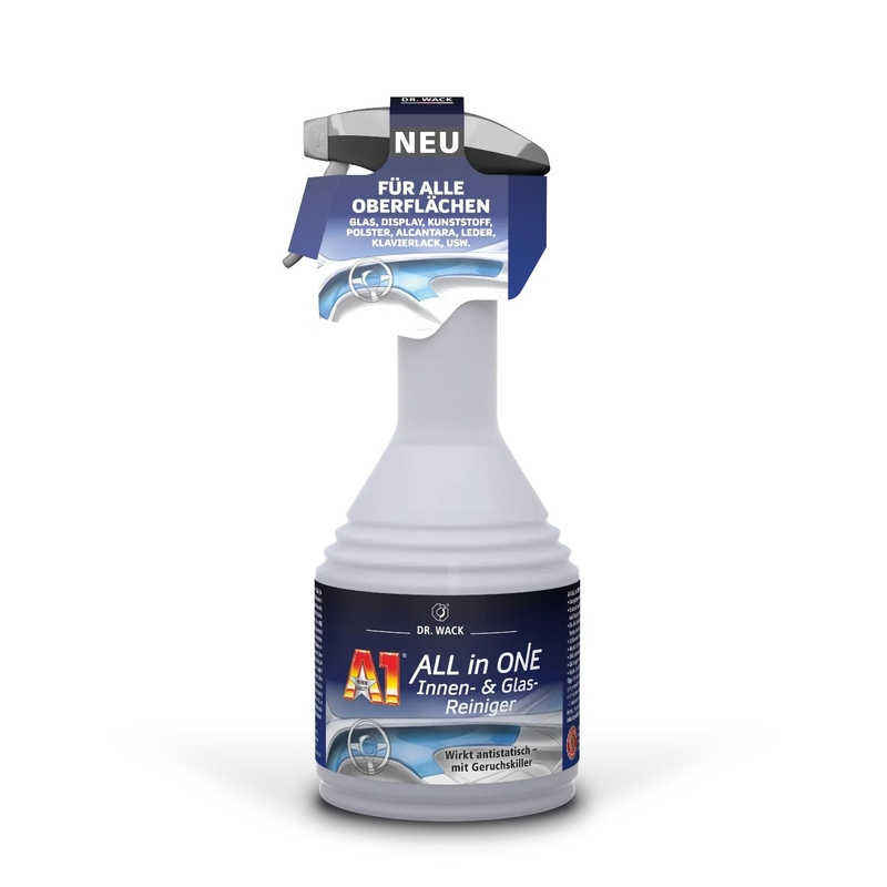 Universaalne klaasi- ja siseruumide puhastusvahend Dr. Wack ALL in ONE Interior 500 ml