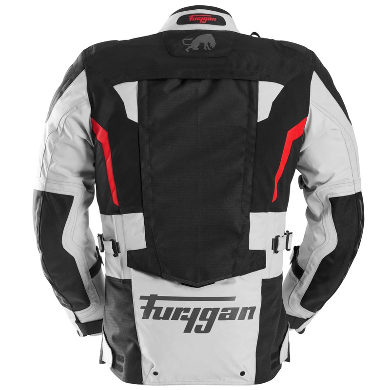 Furygan Montroc Kevlar® Primaloft® 3IN1+ mootorrattajakk must-beež-punane