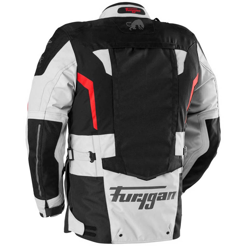 Furygan Montroc Kevlar® Primaloft® 3IN1+ mootorrattajakk must-beež-punane