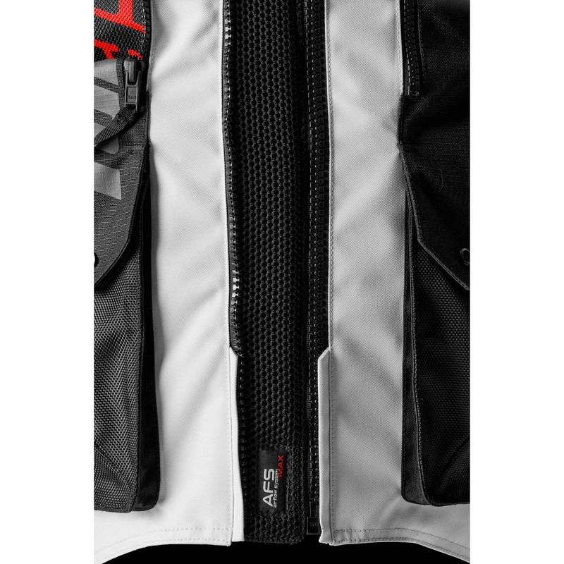 Furygan Montroc Kevlar® Primaloft® 3IN1+ mootorrattajakk must-beež-punane