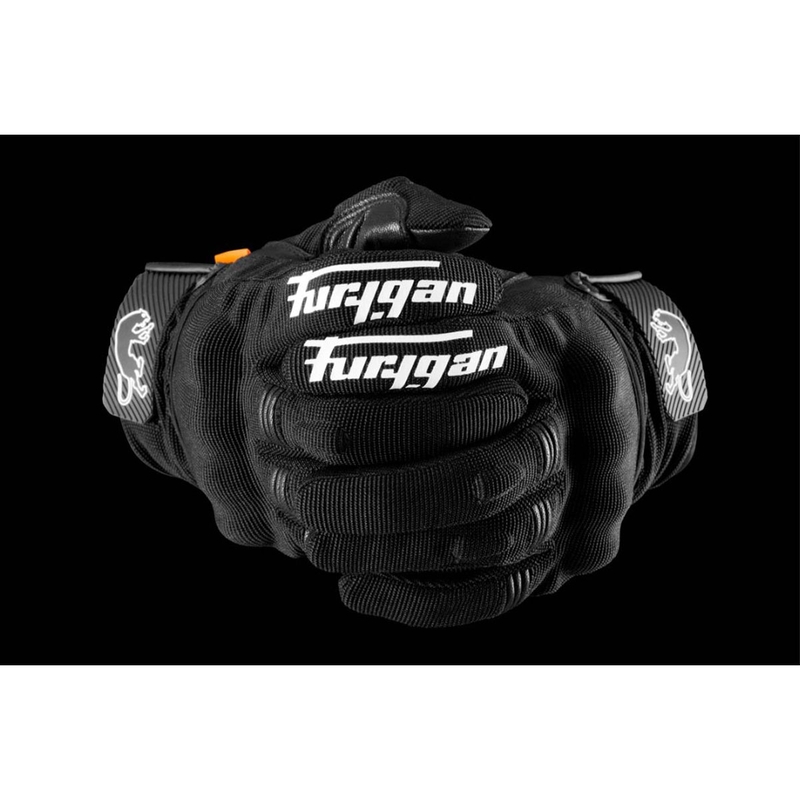 Mootorrattakindad Furygan Jet D3O Evo must ja valge