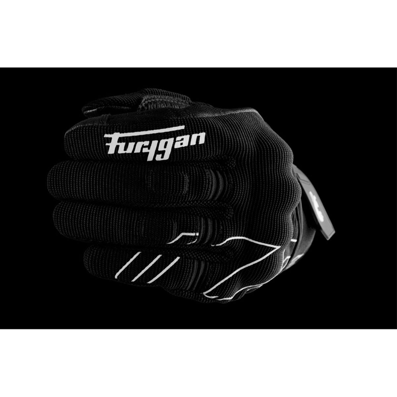 Mootorrattakindad Furygan Jet Neon D3O must ja valge