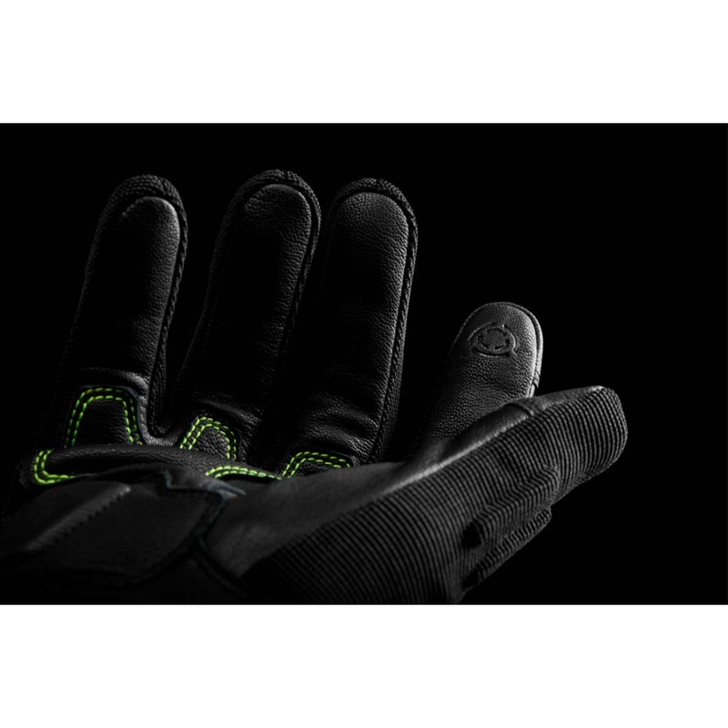 Mootorrattakindad Furygan Jet Neon D3O must-valge-fluo kollane