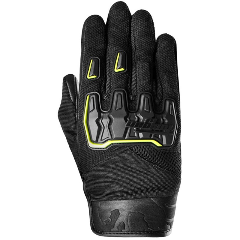Furygan Shade Black-Fluo Yellow mootorratta kindad