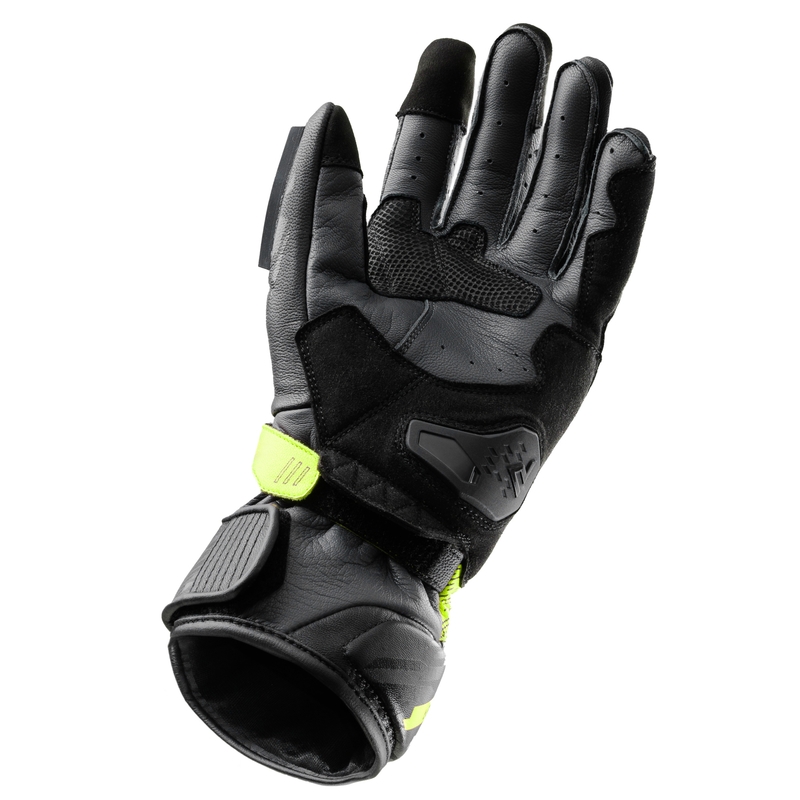 Mootorrattakindad Rebelhorn Viper must-hall-fluo kollane