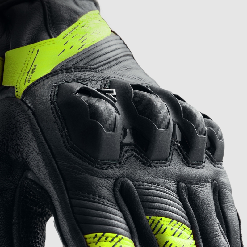 Mootorrattakindad Rebelhorn Viper must-hall-fluo kollane