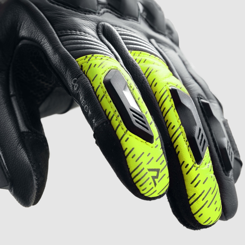 Mootorrattakindad Rebelhorn Viper must-hall-fluo kollane