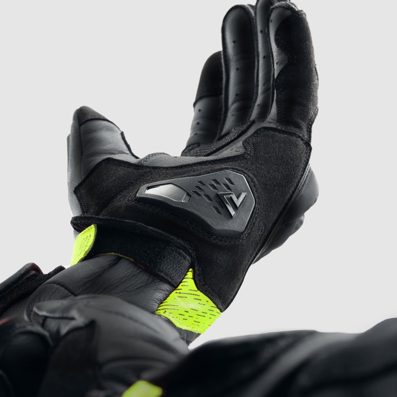 Mootorrattakindad Rebelhorn Viper must-hall-fluo kollane