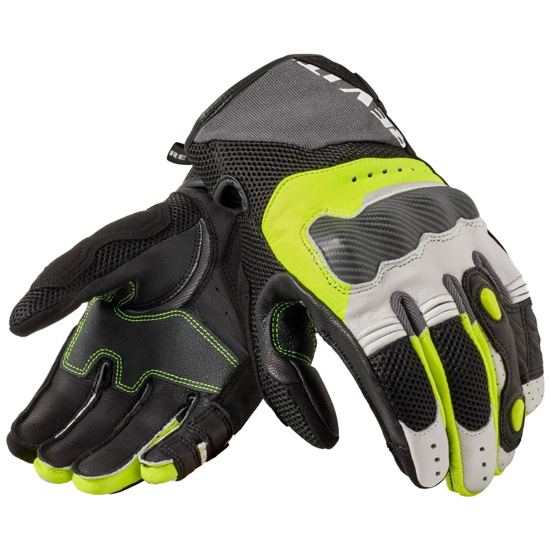 Revit Blaze mootorratta kindad helehall-fluo kollane