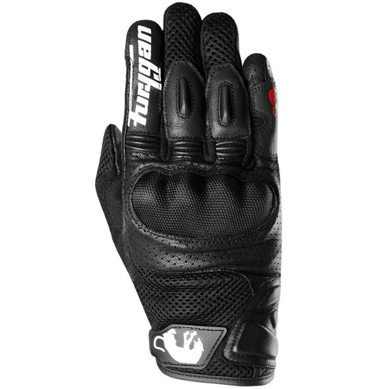 Naiste mootorratta kindad Furygan TD12 Lady Evo mustad