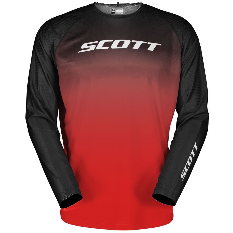 Motokrossitrikoo SCOTT EVO Swap must-punane trikoo allahindlus