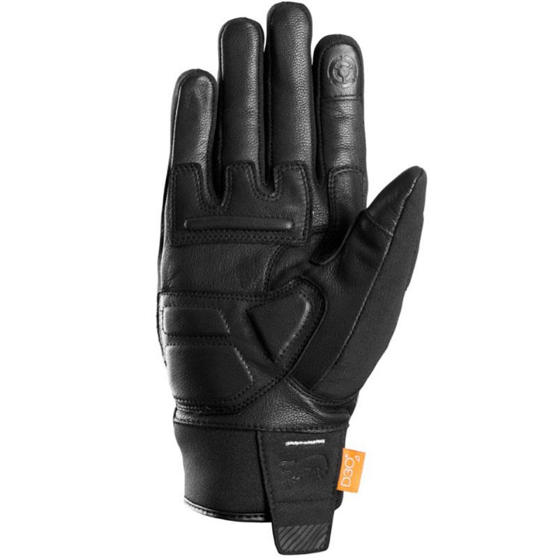 Naiste Furygan Jet Lady All Season D3O® Evo must-valged mootorratta kindad