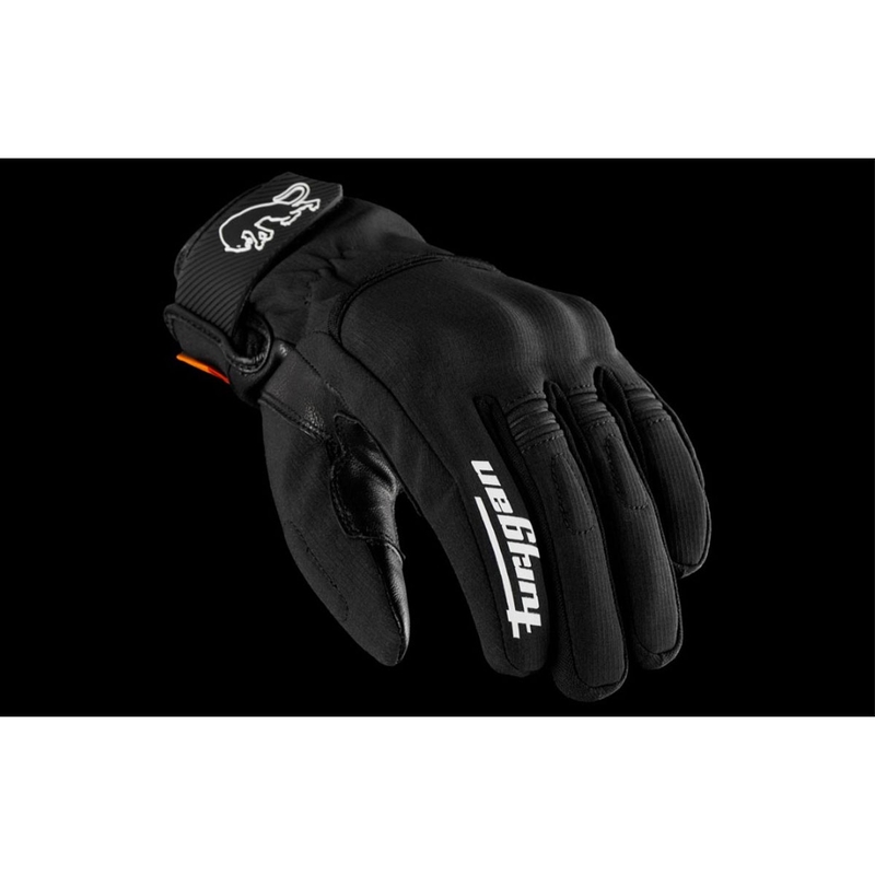 Naiste Furygan Jet Lady All Season D3O® Evo must-valged mootorratta kindad