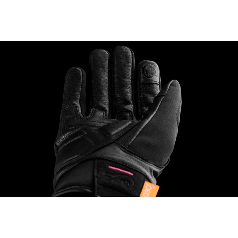 Naiste Furygan Jet Lady All Season D3O® Evo mustad ja roosad mootorratta kindad
