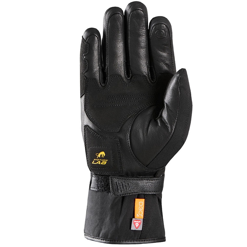Naiste Furygan Oslo D3O® PrimaLoft® Lady mustad ja kuldsed mootorratta kindad