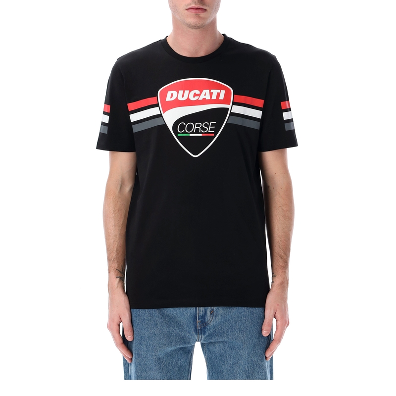 T-särk Ducati Stripes Badge must