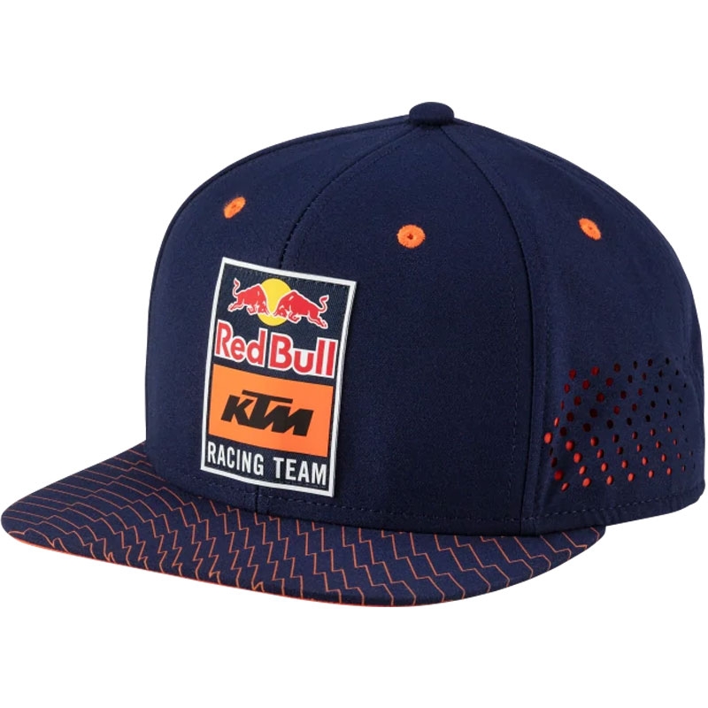 KTM Red Bull Racing Grid Flat müts sini-oranž