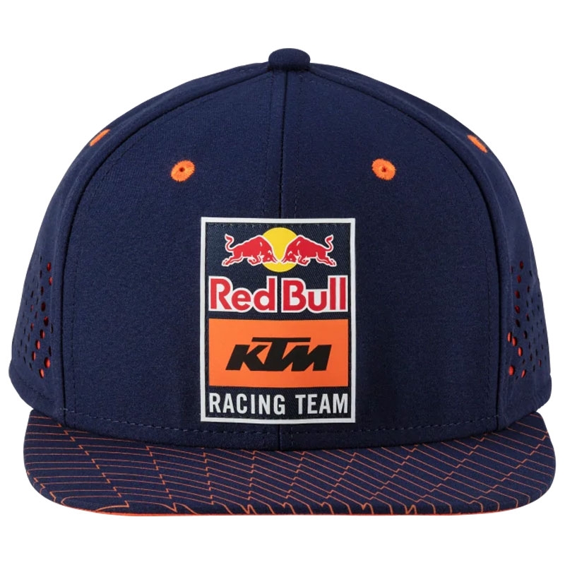 KTM Red Bull Racing Grid Flat müts sini-oranž