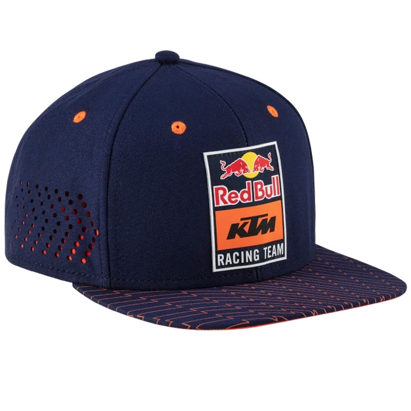 KTM Red Bull Racing Grid Flat müts sini-oranž