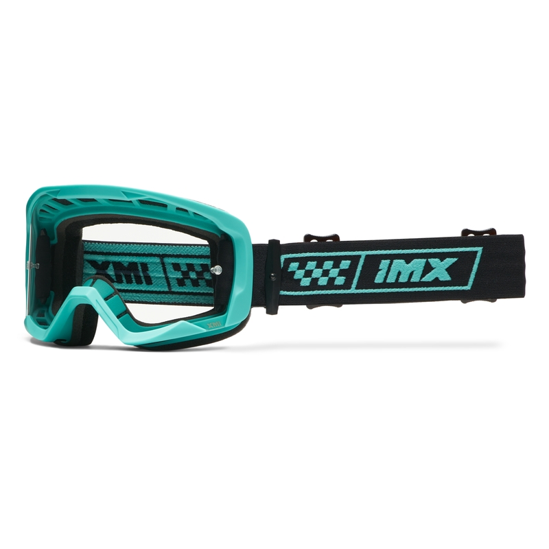 Motokrossiprillid iMX Endurance Race türkiisimustad iMX Endurance Race iridium plexiga