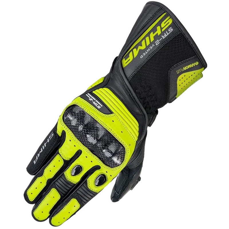 Mootorrattakindad Shima STR-2 Vent fluo kollane