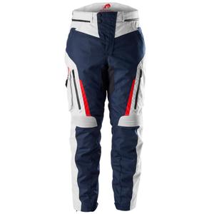 Furygan Killington sini-punased mootorrattapüksid Furygan Killington Blue-Beige-Red Motorcycle Pants