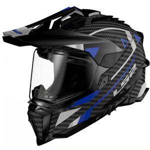 Enduro mootorratta kiiver LS2 MX701 C Explorer Adventure sinine