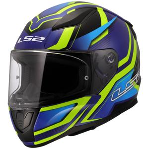 Integreeritud mootorratta kiiver LS2 FF353 Rapid II Flitz fluo kollane-sinine