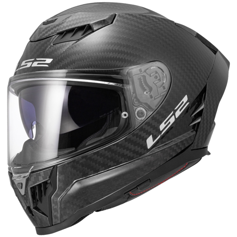 LS2 FF807 Dragon Carbon Integral mootorratta kiiver matt must