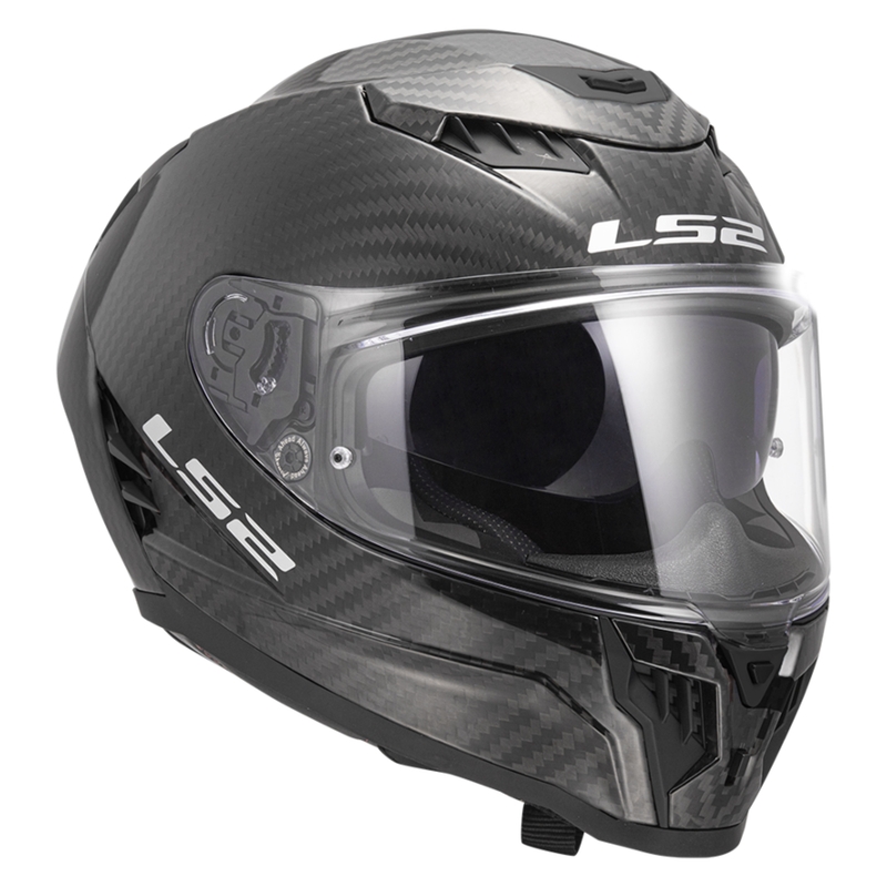 LS2 FF807 Dragon Carbon Integral mootorratta kiiver matt must