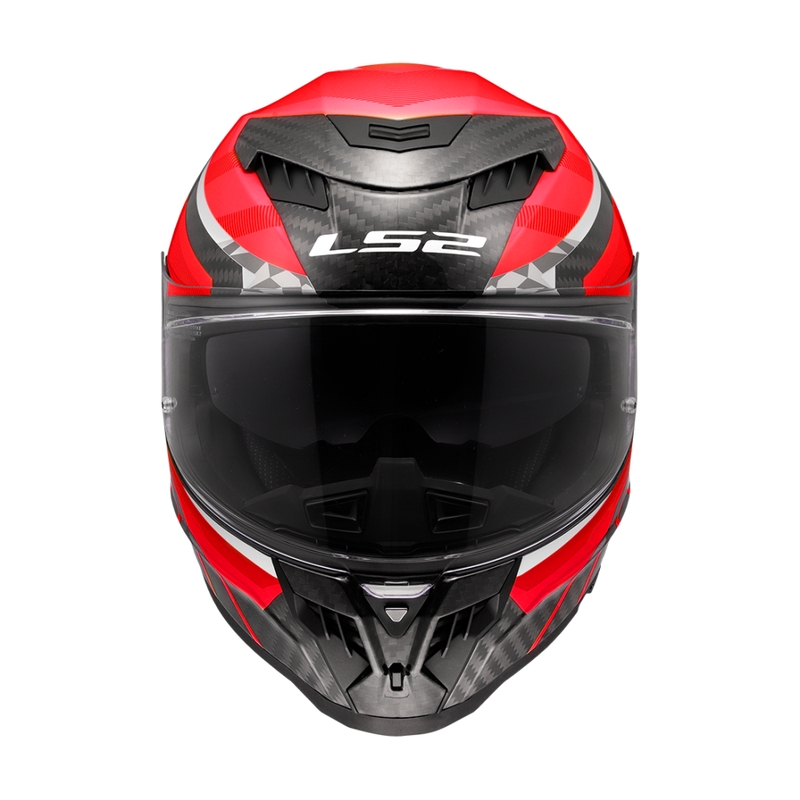 Integreeritud mootorratta kiiver LS2 FF807 Dragon Trax punane