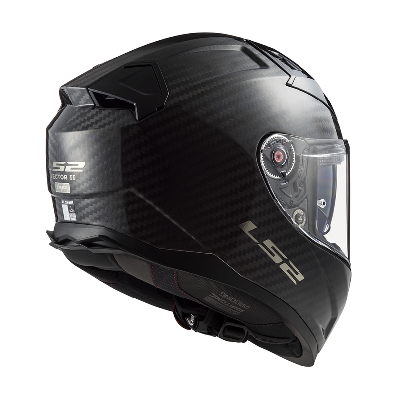 LS2 FF811 Vector II Carbon integraalne mootorratta kiiver matt must