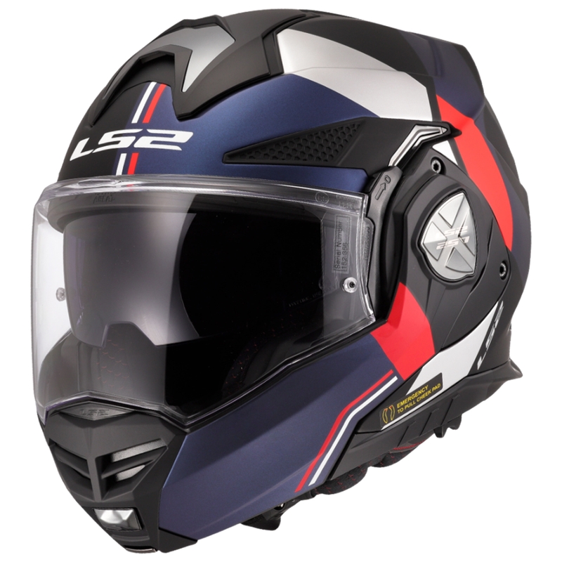 LS2 FF901 Advant X Ultra sini-punane mootorratta kiiver.