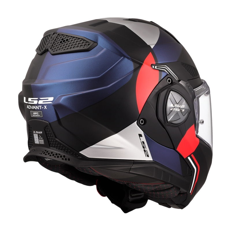 LS2 FF901 Advant X Ultra sini-punane mootorratta kiiver.