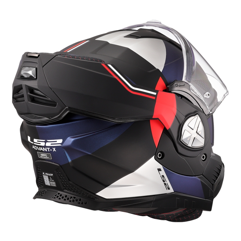 LS2 FF901 Advant X Ultra sini-punane mootorratta kiiver.