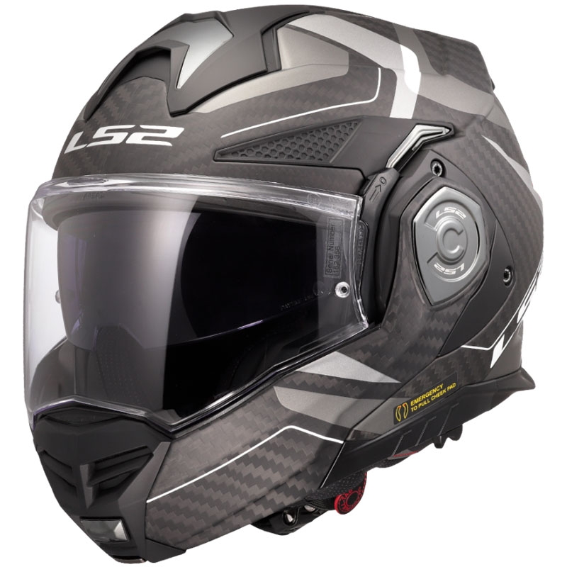 LS2 FF901 Advant X C Horizon hõbehall mootorratta kiiver.
