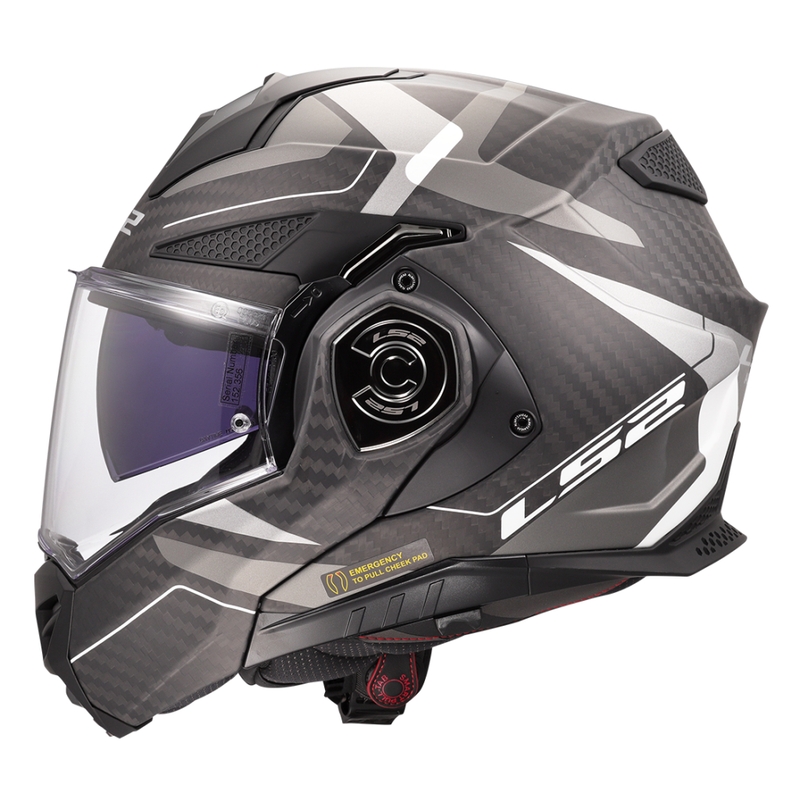 LS2 FF901 Advant X C Horizon hõbehall mootorratta kiiver.