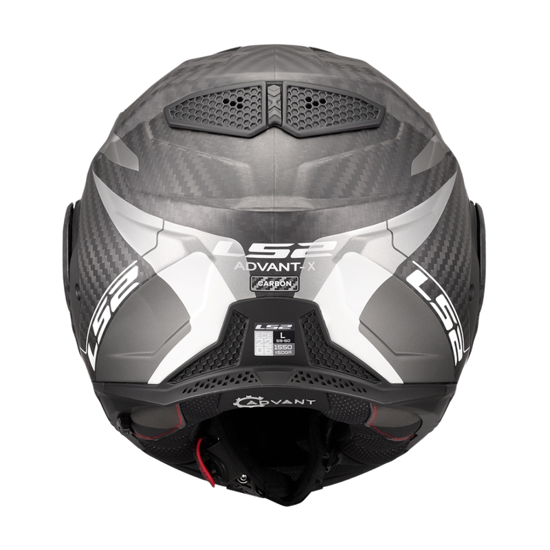 LS2 FF901 Advant X C Horizon hõbehall mootorratta kiiver.