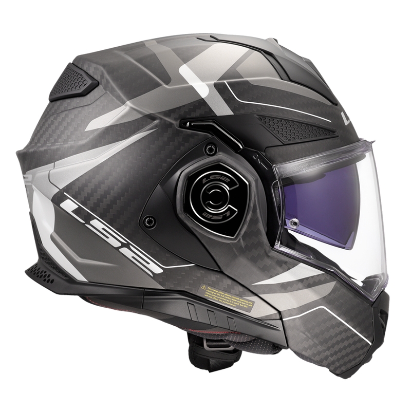 LS2 FF901 Advant X C Horizon hõbehall mootorratta kiiver.