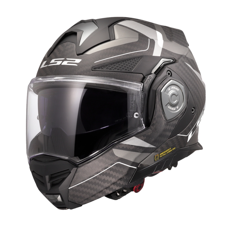 LS2 FF901 Advant X C Horizon hõbehall mootorratta kiiver.