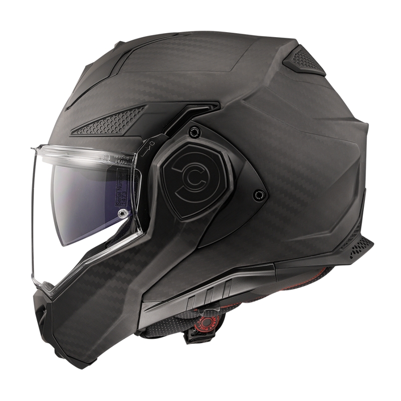 LS2 FF901 FF901 Advant X Solid Carbon mootorratta Flip kiiver Matte Black