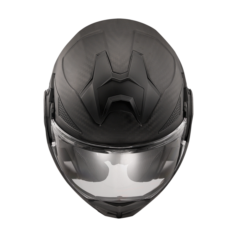 LS2 FF901 FF901 Advant X Solid Carbon mootorratta Flip kiiver Matte Black