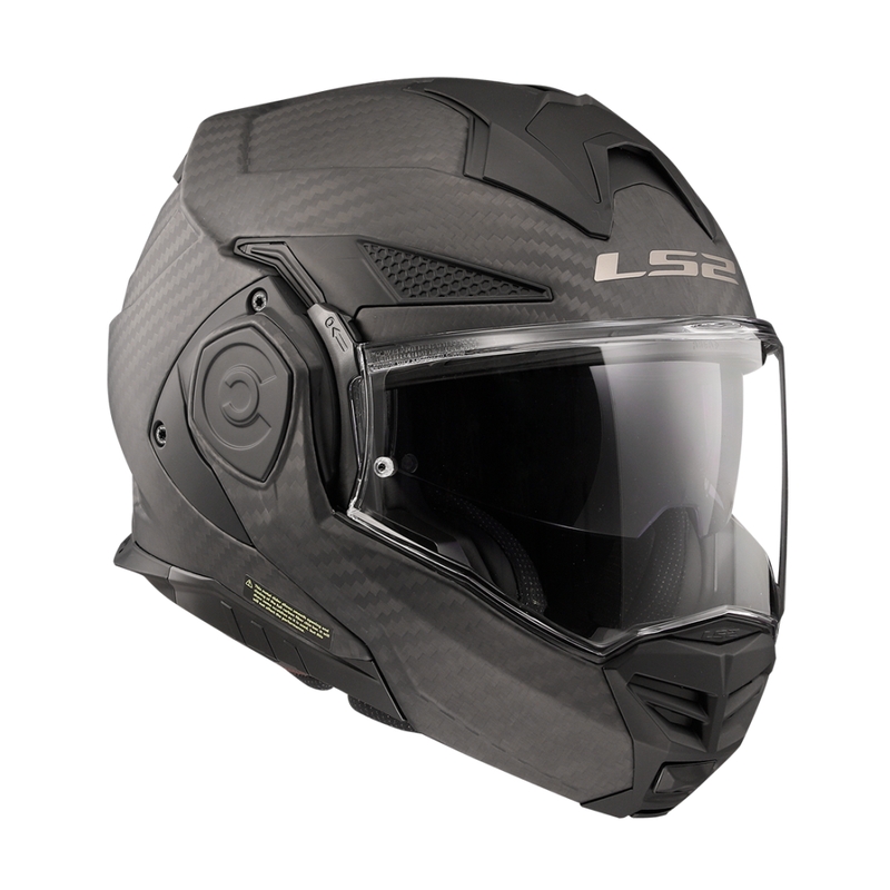 LS2 FF901 FF901 Advant X Solid Carbon mootorratta Flip kiiver Matte Black