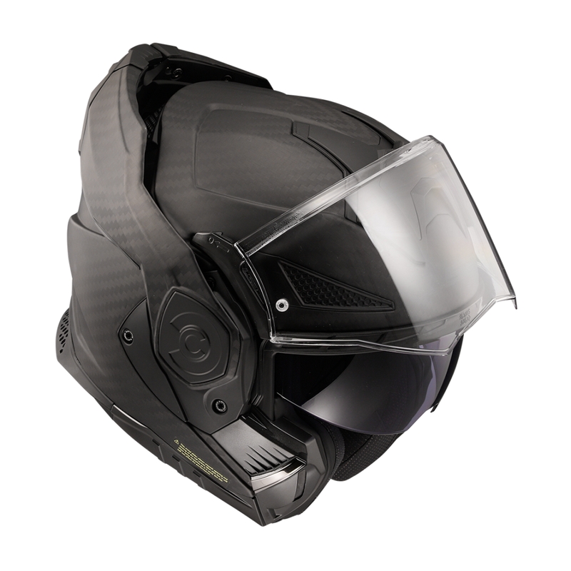 LS2 FF901 FF901 Advant X Solid Carbon mootorratta Flip kiiver Matte Black