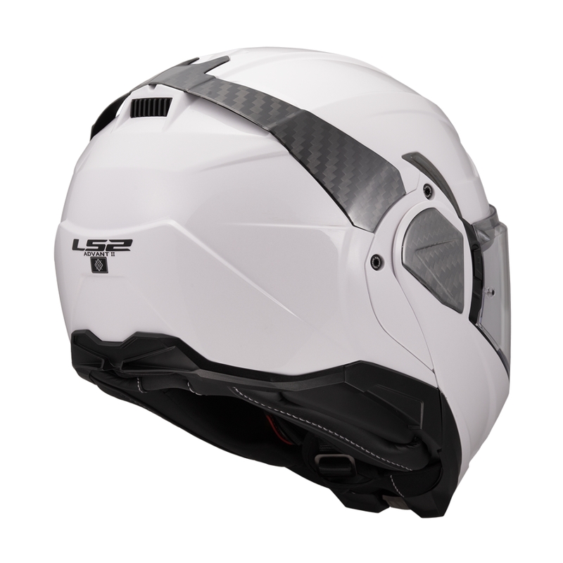 Ülesklapitav mootorrattakiiver LS2 FF910 Advant II Solid valge