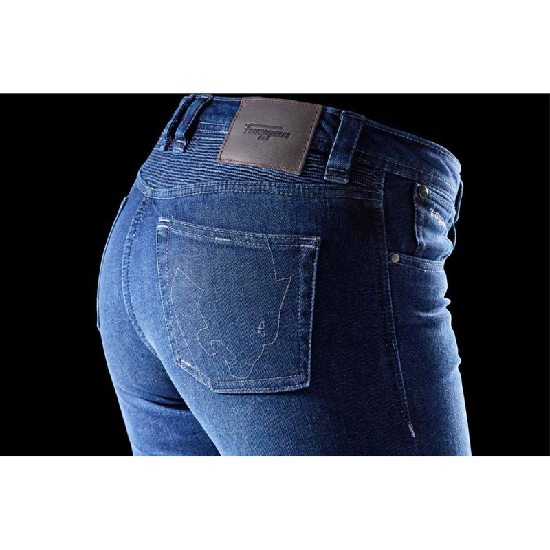 Naiste Furygan Purdey Evo Slim Sinised mootorratta teksad